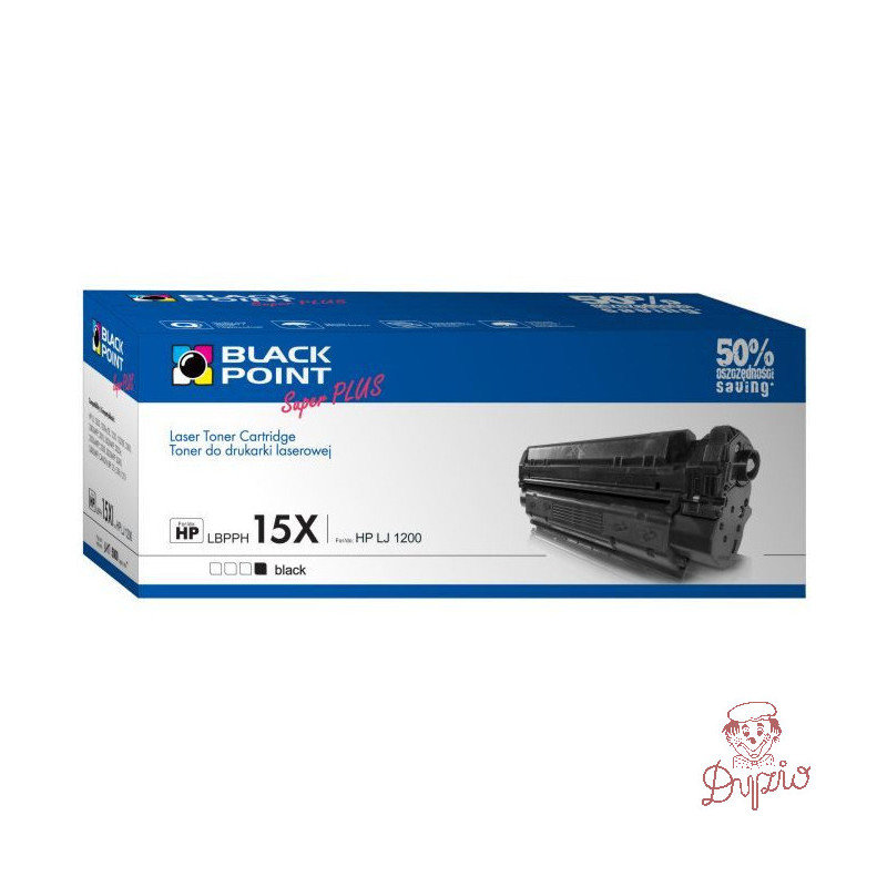 Toner BLACK POINT (LBPPH15X) czarny 5000str zamiennik HP (15X/C7115X)