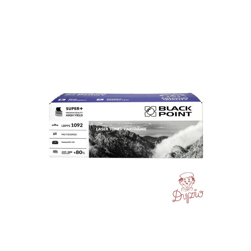 Toner BLACK POINT (LBPPS1092) czarny 3600str zamiennik SAMSUNG (MLT-D1092S/SU790A) SCX4300