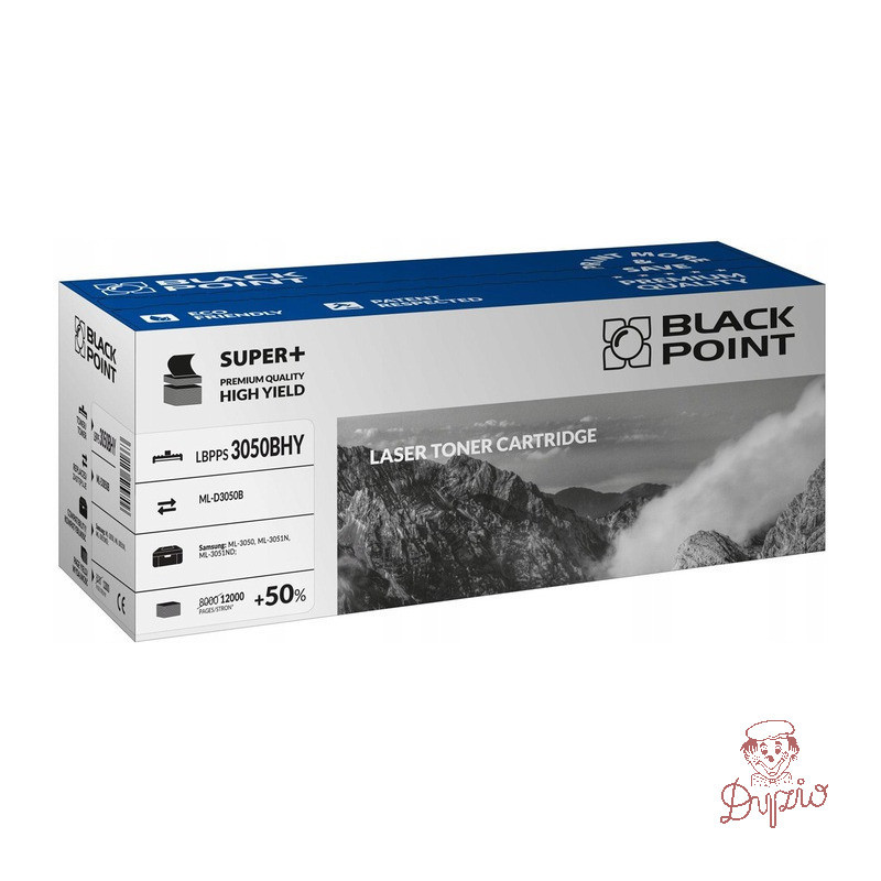 Toner BLACK POINT (LBPPS3050BHY) czarny 12000str zamiennik SAMSUNG (ML-D3050B)
