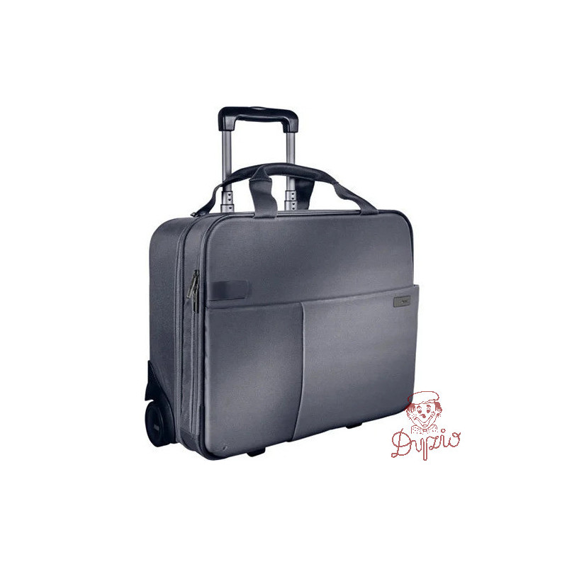 Torba na laptopa na kółkach 15,6 LEITZ Smart srebrno-szara 60590084