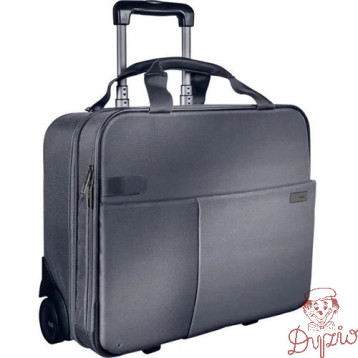 Torba na laptopa na kółkach 15,6 LEITZ Smart srebrno-szara 60590084
