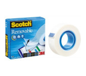 Taśma odklejalna 19x33m matowa 3M SCOTCH MAGIC 811 w pudełku 70016072848