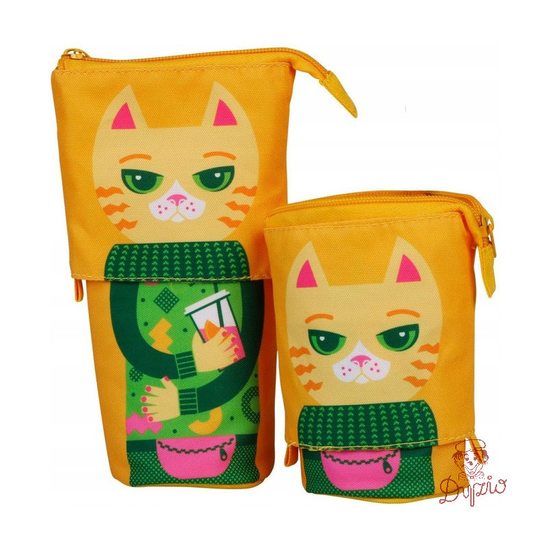 Piórnik saszetka wysuwana COOL GANG KITTY + gratisy HA 2216 0810-CG06P1 Happy Color