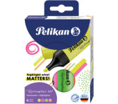 Zakreślacz TEXTMARKER 490 mix 4 kolory 400140874 PELIKAN