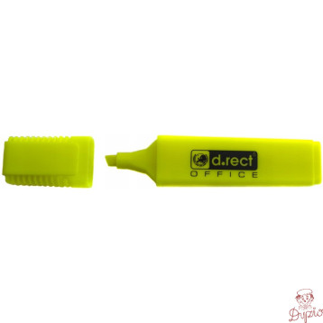 Zakreślacz D.RECT 1127 żółty 217A LEVIATAN 101006
