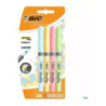Zakreślacz HIGHLIGHTER GRIP pastelowe kolory opakowanie 4 kolory 964859 BIC