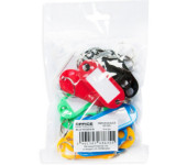 Zawieszka do kluczy mix kolorów (20szt.) 50x20mm 19112019-99 OFFICE PRODUCTS