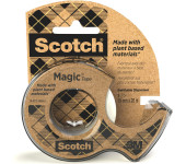 Taśma biurowa EKO SCOTCH MAGIC 19mmx20m Greener Choice na podajniku 3M-70005280956
