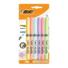 Zakreślacz HIGHLIGHTER GRIP pastelowe kolory opakowanie 6 kolorów 992561 BIC