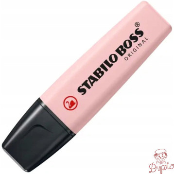 Zakreślacz BOSS ORIGINAL Nature COLOURS 70/128 pudrowy róż