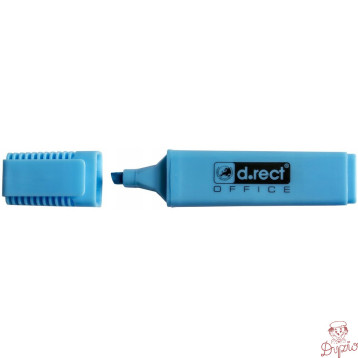 Zakreślacz D.RECT 1127 niebieski LEVIATAN 101003