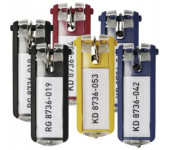 Zawieszki do kluczy (6szt.) mix 195700 DURABLE KEY CLIP