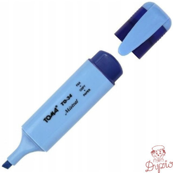 Zakreślacz MISTRAL niebieski TO-334 TOMA
