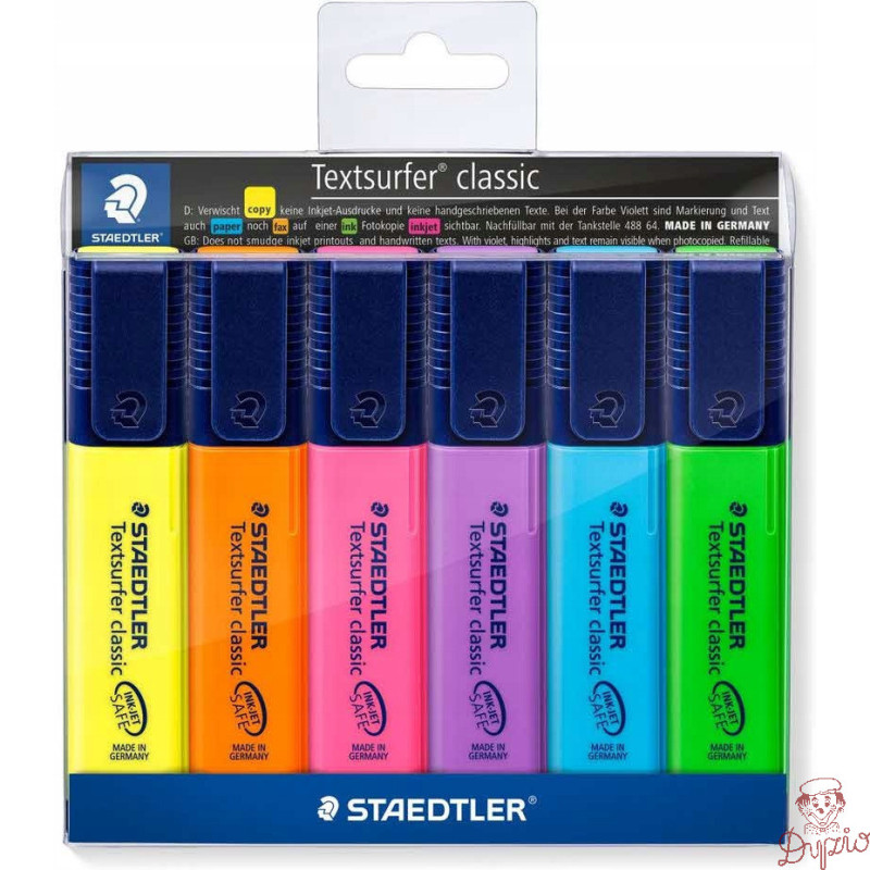 Zakreślacz 364WP6 DCA 6szt. etui STAEDTLER