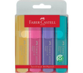 Zakreślacz 1546 pastel ETUI 4szt. FC154610 FABER CASTELL