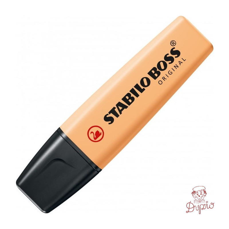 Zakreślacz STABILO BOSS 70/125 pastel subtelny pomarańcz