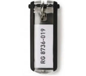 Zawieszki do kluczy (6szt.) czarne 195701 DURABLE KEY CLIP