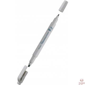 Zakreślacz dwustronny jasnoszary ILLUMINA FLEX SLW11P-NE PENTEL