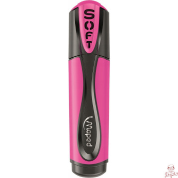 Zakreślacz FLUO PEPS ULTRA SOFT różowy pudełko 746036 MAPED