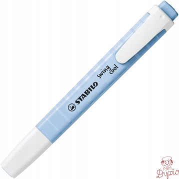 Zakreślacz STABILO swing cool 275/111-8 pastel niebieski