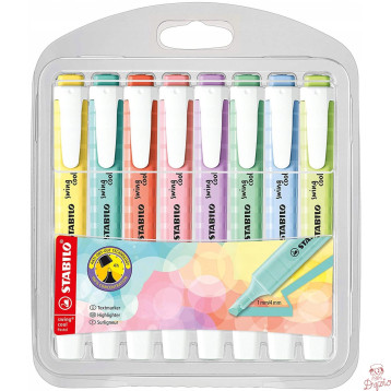 Zakreślacz STABILO swing cool pastel 8 szt. etui 275/8-08-1