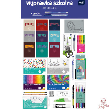 Wyprawka szkolna dla klas 4-8 INTERDRUK