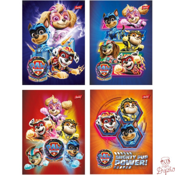 Zeszyt A5 16k kratka 70g PAW PATROL UNIPAP