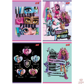 Zeszyt A5 32k kratka margines 70g MONSTER HIGH UNIPAP