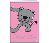 Zeszyt A5 32k kratka okładka miękka SWEET LOVE EL-M8-032-KA5 ELISA