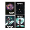 Zeszyt A5 32k 3-linia kolorowa SPACE ADVENTURE laminowany UNIPAP