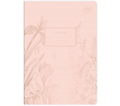 Zeszyt A5 80k kratka 70g METALLIC ROSE GOLD INTERDRUK