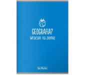 Zeszyt szkolny przedmiotowy A5 60 kartek w kratkę 70g GEOGRAFIA 400197996 HERLITZ