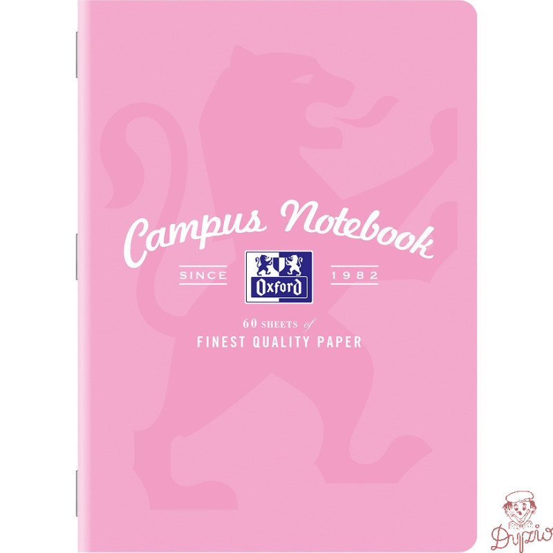 Zeszyt A5 60k kratka margines CAMPUS pastelowe 400160109 OXFORD