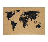 Tablica korkowa MAPA ŚWIATA 60x40cm TC64BR1 MEMOBOARDS