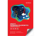 Zeszyt papierów kolorowych samoprzylepny A4 10k 80g. 400201900 HERLITZ