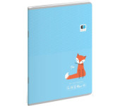 Zeszyt A5 16k. kolorowa linia B&B KIDS PASTEL 5563 INTERDRUK