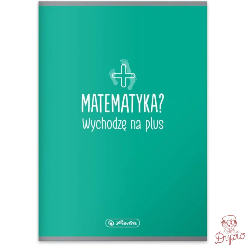 Zeszyt szkolny przedmiotowy A5 60 kartek w kratkę 70g MATEMATYKA 400197992 HERLITZ