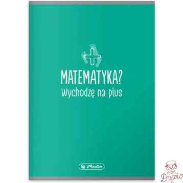 Zeszyt szkolny przedmiotowy A5 60 kartek w kratkę 70g MATEMATYKA 400197992 HERLITZ