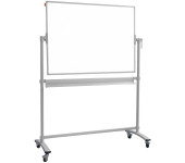 Tablica obrotowo-jezdna 150x100cm dwustronna, suchościeralno-magnetyczna biała MTO150100 MEMBE