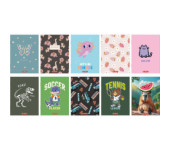 Zeszyt A5 32k linia z marginesem mix 400206338 HERLITZ