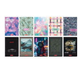 Zeszyt A5 96k kratka z marginesem mix 400206359 HERLITZ