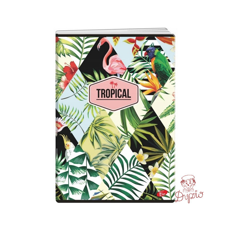 Zeszyt A5 60k linia okładka miękka TROPICAL EL-M10-060-LA5 ELISA