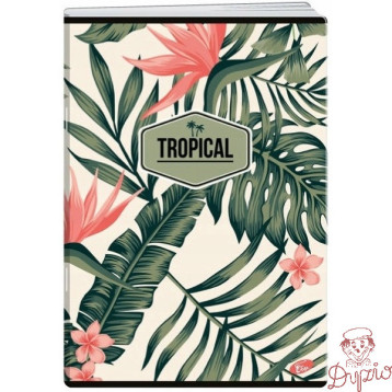 Zeszyt A5 80k kratka okładka miękka TROPICAL EL-M10-080-KA5 ELISA