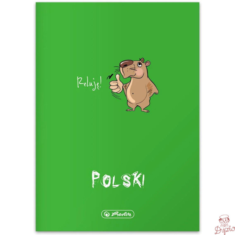Zeszyt szkolny A5 60 kartek w linie 70g JĘZYK POLSKI 400198109 HERLITZ