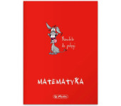 Zeszyt szkolny przedmiotowy A5 60 kartek w kratkę 70g MATEMATYKA 400197975 HERLITZ
