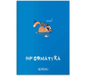 Zeszyt szkolny przedmiotowy A5 60 kartek w kratkę 70g INFORMATYKA 400198104 HERLITZ