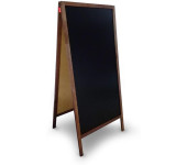 Potykacz kredowy 120x60cm czarny rama drewniana MTX060120.19.46.51 MEMOBE