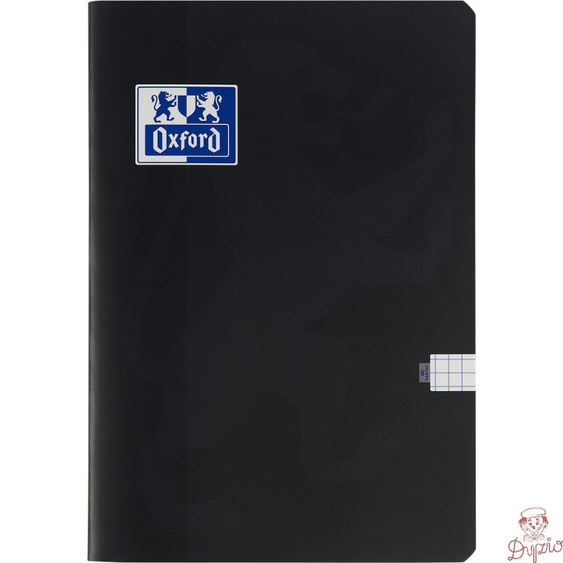 Zeszyt A5 60k kratka z marginesem ESSE czarny 400192073 OXFORD