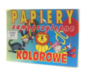 Zeszyt papierów kolorowych samoprzylepnych C5 POLIGRAF