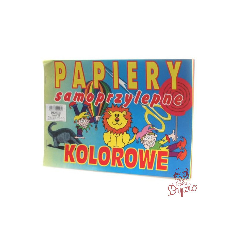 Zeszyt papierów kolorowych samoprzylepnych C5 POLIGRAF